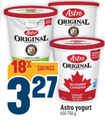 Astro yogurt