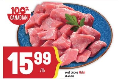 Veal cubes