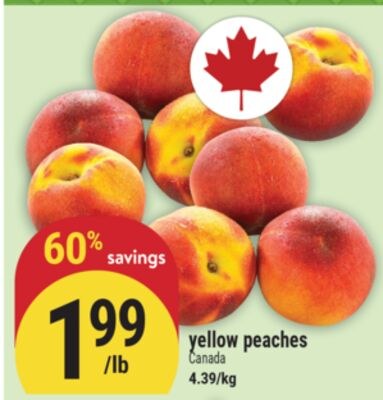 yellow peaches