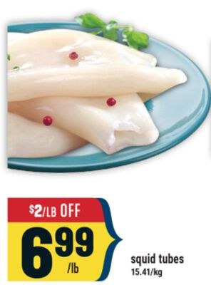 squid tubes