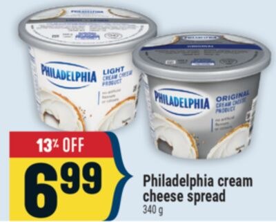 Philadelphia cream cheese spread