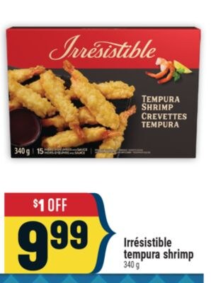 IRRÉSISTIBLE TEMPURA SHRIMP