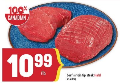 Beef sirloin tip steak