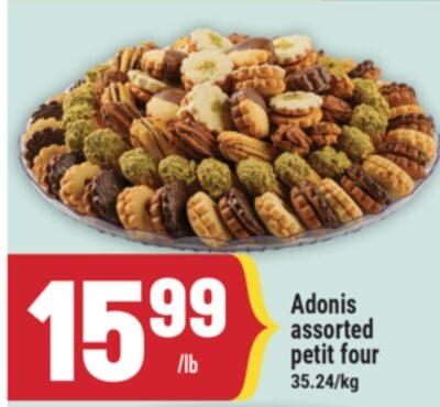 Adonis assorted petit four