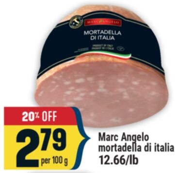 Marc Angelo mortadella di Italia