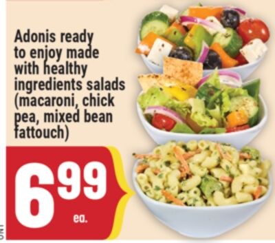 Adonis ready to enjoy made with healthy ingredi…
