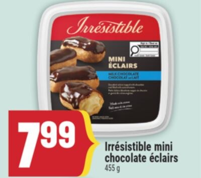 Irrésistible mini chocolate éclairs