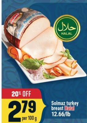 Solmaz turkey breast Halal