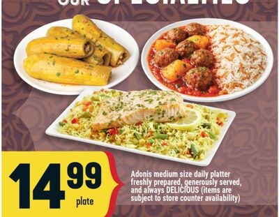 Adonis medium size daily platter