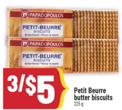 Petit Beurre butter biscuits