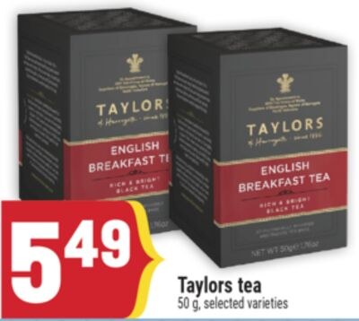 Taylors tea