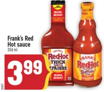 Frank's Red Hot sauce