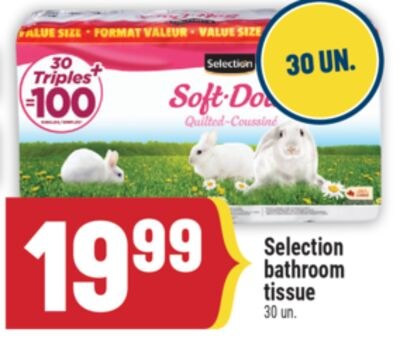Selection bathroom tissue