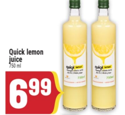 Quick lemon juice
