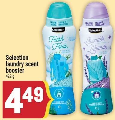 Selection laundry scent booster