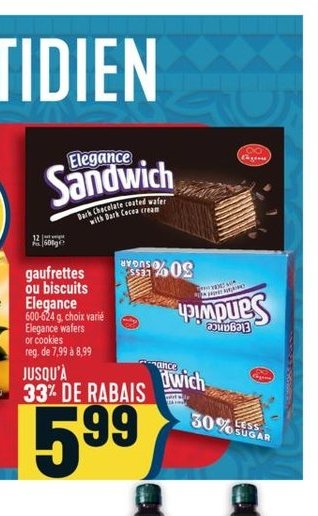 Sandwich biscuits Elegance
