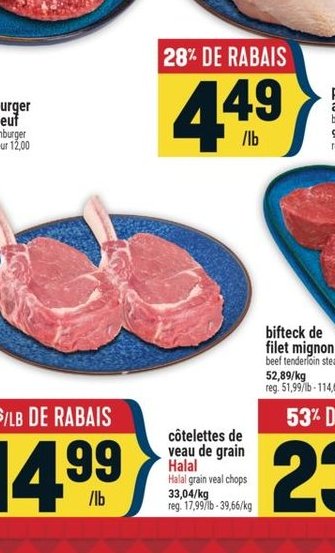 Poitrines de poulet avec os