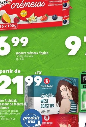 Yogourt crémeux Yoplait