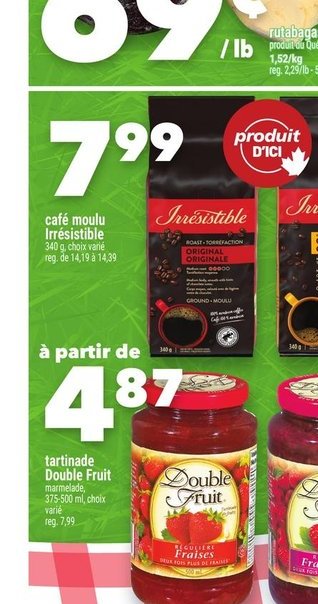 Café Moulu Irrésistible