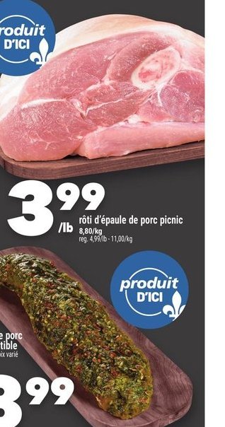 Rôti d'épaule de porc picnic
