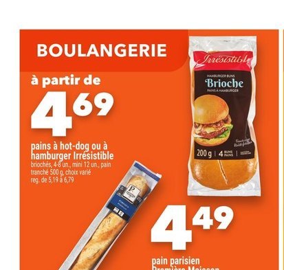 Pains à hot-dog ou à hamburger Première Moisson