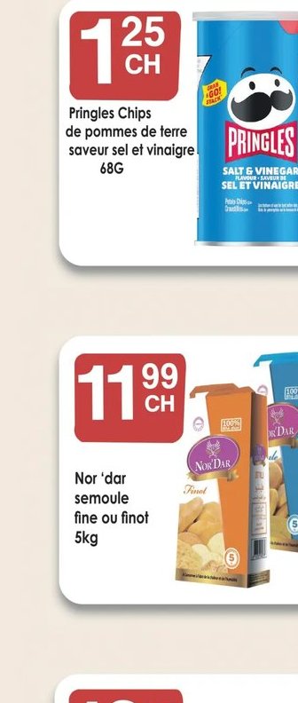 Pringles Chips de pommes de terre saveur sel et vinaigre