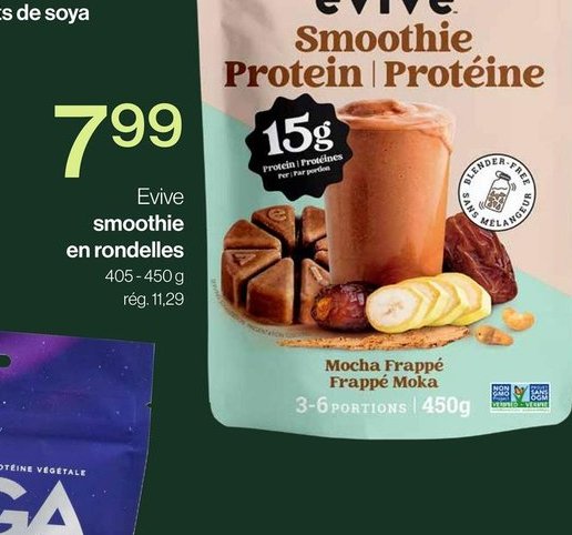 Evive Smoothie Protein Mocha Frappé