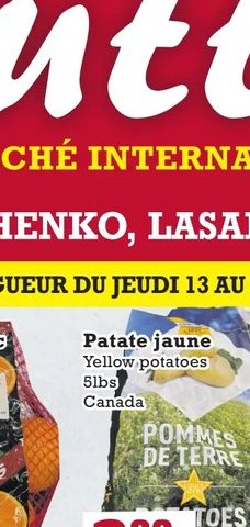 Patate jaune