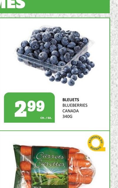 Bleuets Blueberries