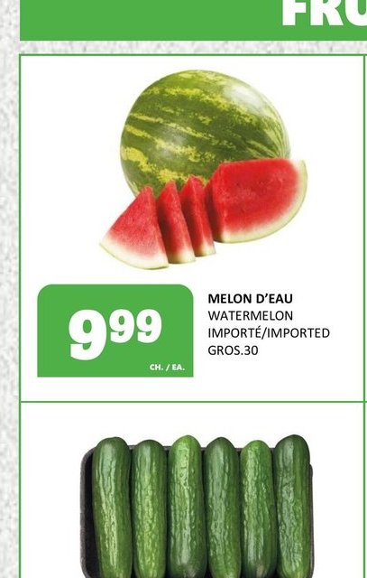 Melon d'eau Watermelon