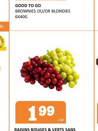 Raisins Rouges & Verts Sans Pépins