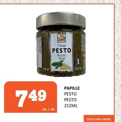 Papille Pesto Basilic