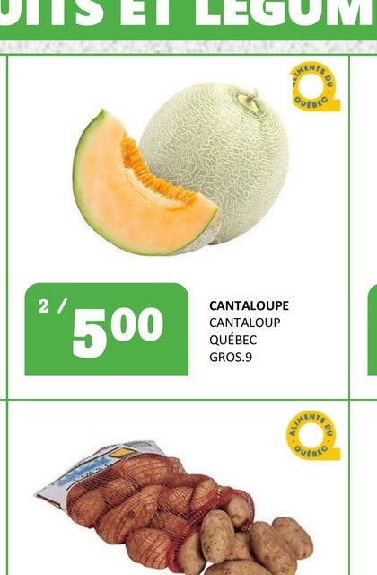 Cantaloup Cantaloupe
