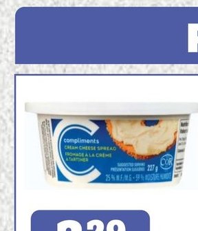 COMPLIMENTS FROMAGE À LA CRÈME CREAM CHEESE
