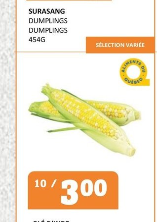 Blé d'Inde Corn