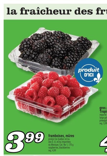 Framboises mires