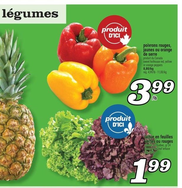 Poivrons rouges, orange et jaunes
