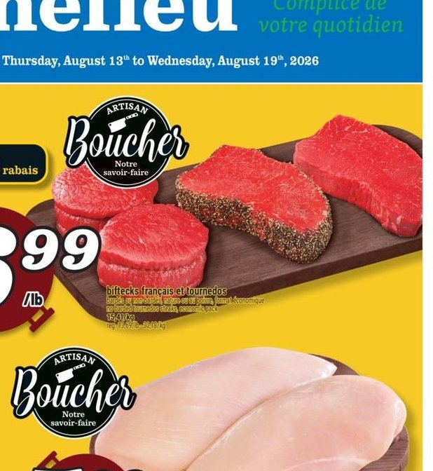 Artisan Boucher - Côtes levées