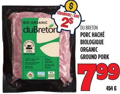 DU BRETON PORC HACHÉ BIOLOGIQUE