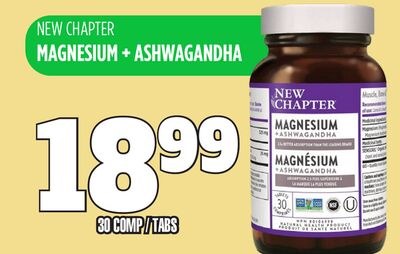 NEW CHAPTER MAGNESIUM + ASHWAGANDHA