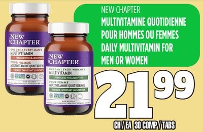 NEW CHAPTER MULTIVITAMINE QUOTIDIENNE POUR HOMM…