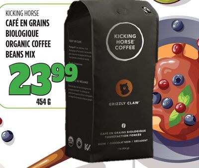 KICKING HORSE CAFÉ EN GRAINS BIOLOGIQUE
