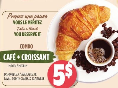 COMBO CAFÉ + CROISSANT