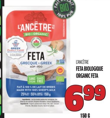 L'ANCÊTRE FETA BIOLOGIQUE