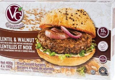 BURGERS À BASE DE PLANTES VEGETARIEN GOURMET