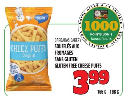 BARBARAS BAKERY SOUFFLÉS AUX FROMAGES SANS GLUT…