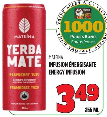 MATEINA INFUSION ÉNERGISANTE