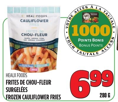 FRITES DE CHOU-FLEUR SURGELÉES HEALX FOODS