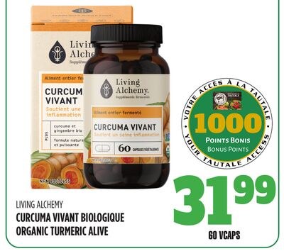 LIVING ALCHEMY CURCUMA VIVANT BIOLOGIQUE