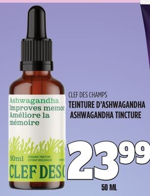 CLEF DES CHAMPS TEINTURE D'ASHWAGANDHA